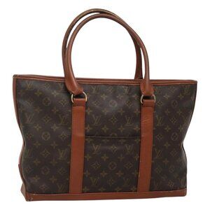 LOUIS VUITTON Monogram Sac Weekend PM Hand Bag M42425 LV Auth mr1128
